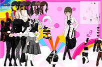 
					
												Black And White Dress Up