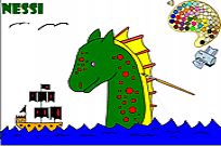 
							Nessie Coloring cover