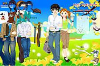 
					
												Spring Couple Dress Up