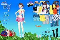 
					
												Spring Leaves Dressup