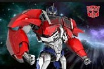 Transformers shooting Prime Demon Hunter