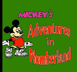
					
												Mickey's Adventures in Numberland