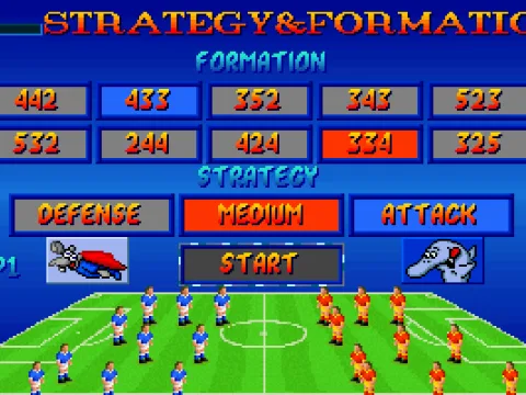 
											Strategy & formation selection