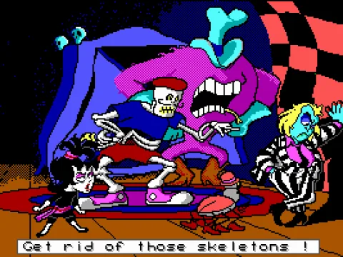 
											You've gotta try harder to get rid of the skeletons.