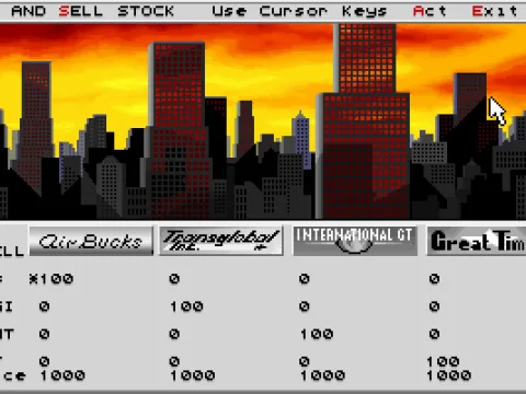
											Stock Market Screen