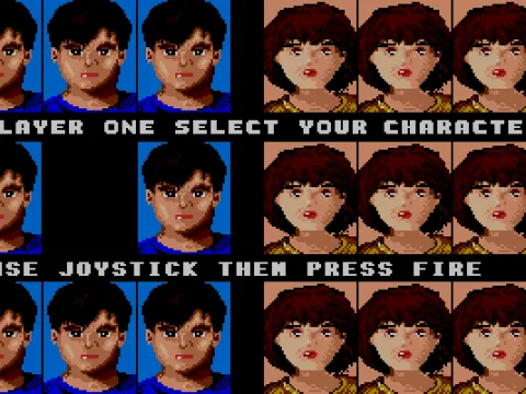 
											Character selection