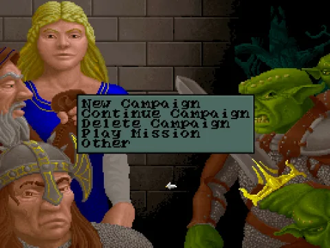 
											Game menu