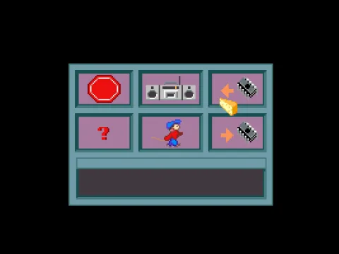 
											Options screen