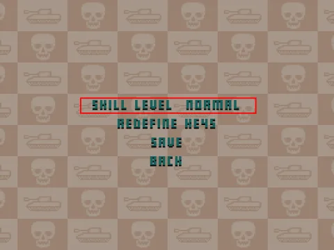 
											Game options include redefining keys