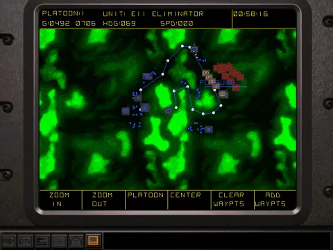 
											Mission info screen - you don't have much control in the setup of each mission in terms of waypoints or arming