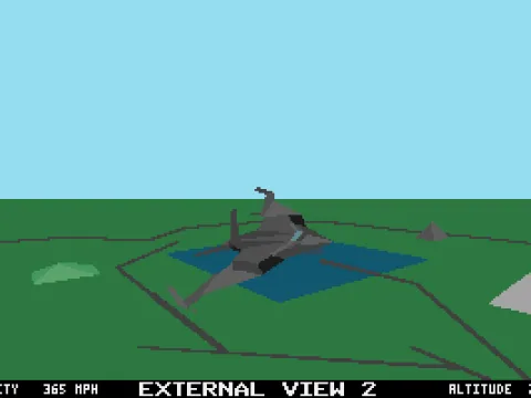 
											Controlling a stealth fighter
