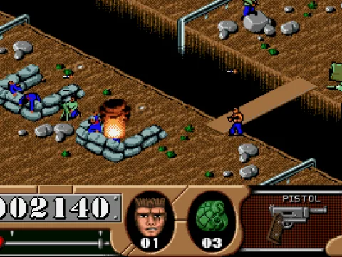 
											Use grenades to blow up MG nests.