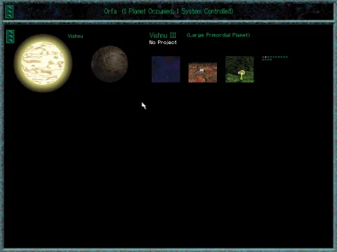 
											Planet display