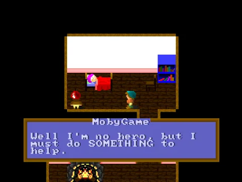 
											Like any good hero, our main character helps some random strangers out