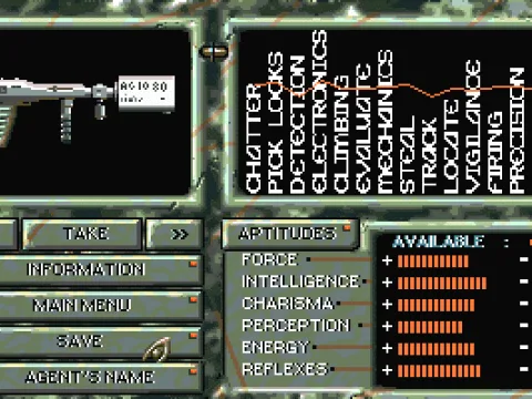
											Character creation
