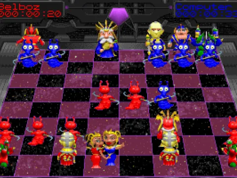 
											Blue Queen vs. Red Queen (catfight!)