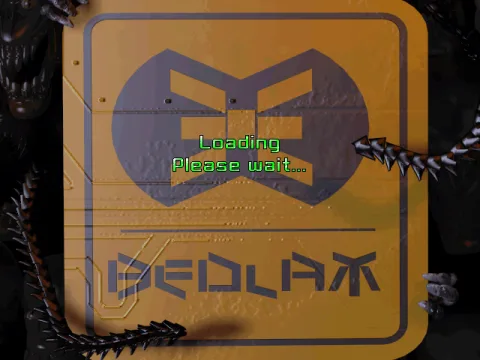 
											Loading screen with the game's logo.