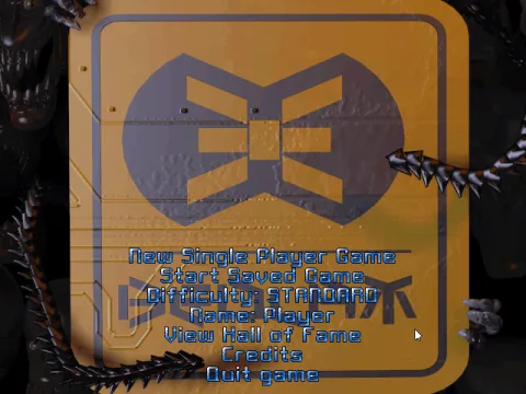 
											Main menu.