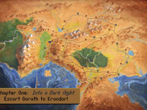 
											Map of the land