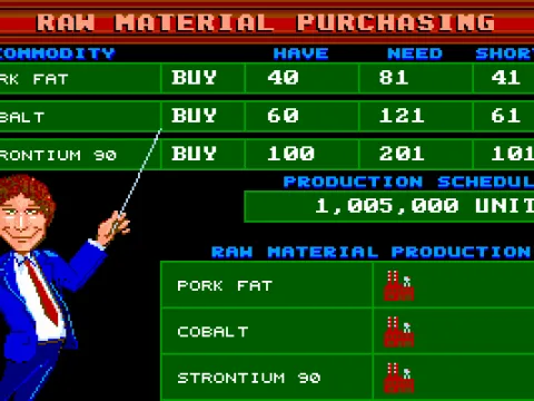 
											Establishing a raw materials strategy