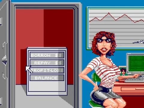 
											Managing finances (don't forget to close the vault door when you're done!)