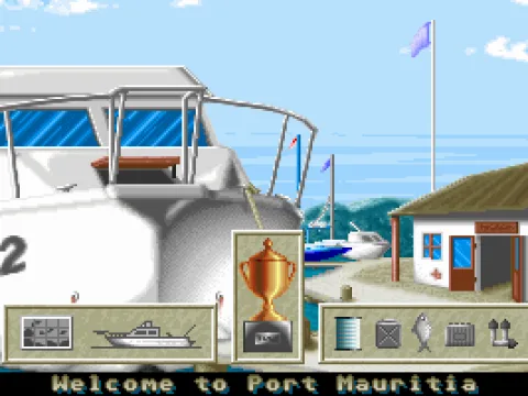 
											At the port Mauritia (VGA)