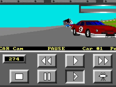 
											Bill Elliott's car again - notice lack of Coors beer branding.