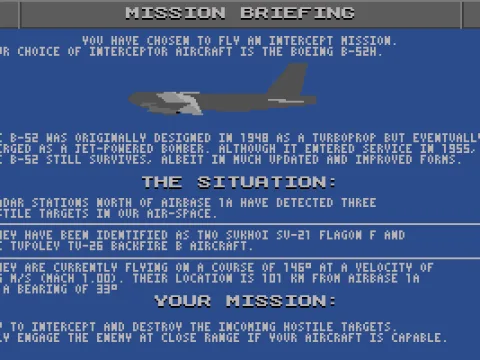 
											The mission briefing