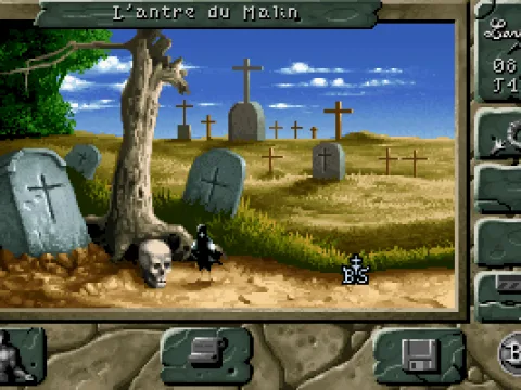 
											A cemetery