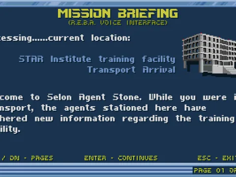 
											Mission briefing