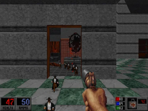 
											Break these mirrors and mini-Calebs attack, a la Army of Darkness.