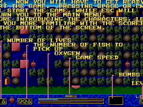 
											... the game options, the good guys, the bad guys, the single player game screen ....