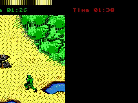 
											One player in the iron man race (EGA)