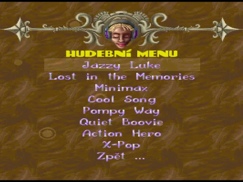 
											Music menu