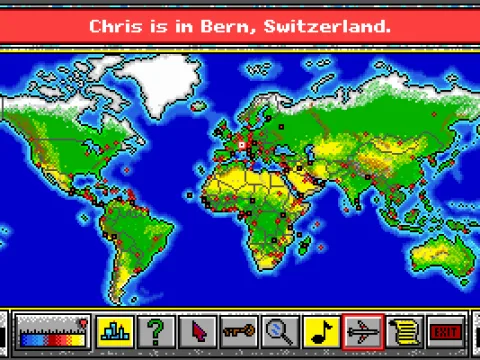 
											The global map: Travel around the world in search for country-specific cultural items!