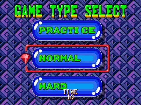 
											Difficulty selection