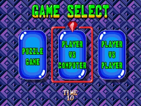 
											Game selection