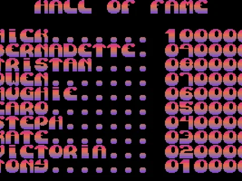 
											High score table (VGA)