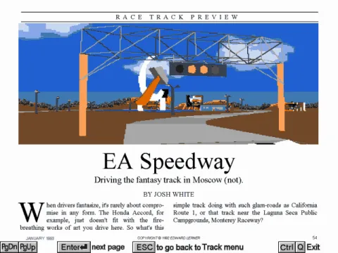 
											Track info screen
