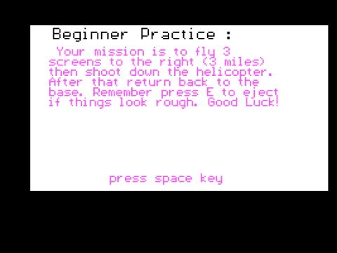 
											Mission Briefing (Training Mission)