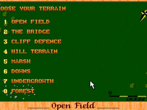 
											Terrain selection