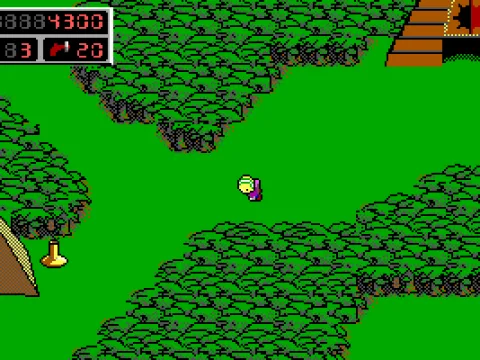 
											...and lush forests with mysterious temples (EGA)