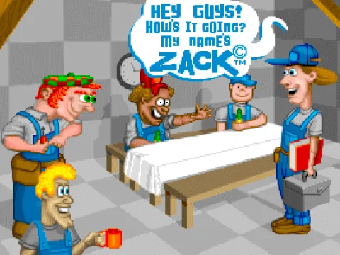 
											(From the intro) It's mechanic Zack's first day at the new factory...