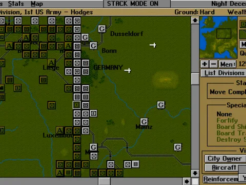 
											Moving soldiers along the battlefront.