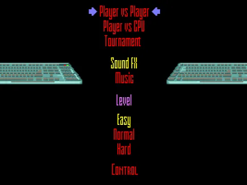 
											Main menu.
