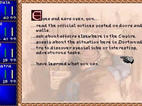 
											Check out news and gossip at the local inn.