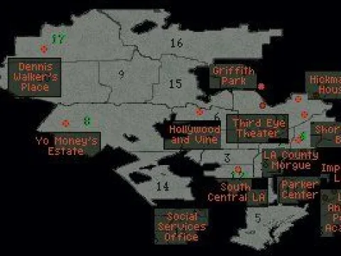 
											LA map from the floppy version