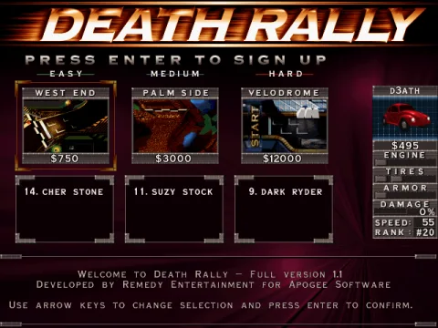 
											Choose racing level