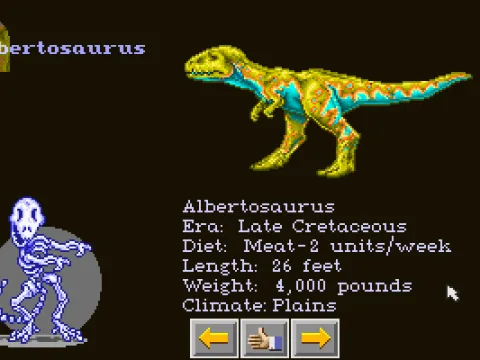 
											An entry in the Guide to Dinosaurs