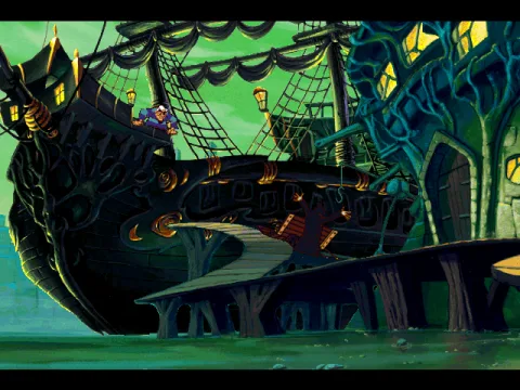 
											This ship takes the undead to the land of XXXX. Rincewind will have to feign his own death to be taken on board...